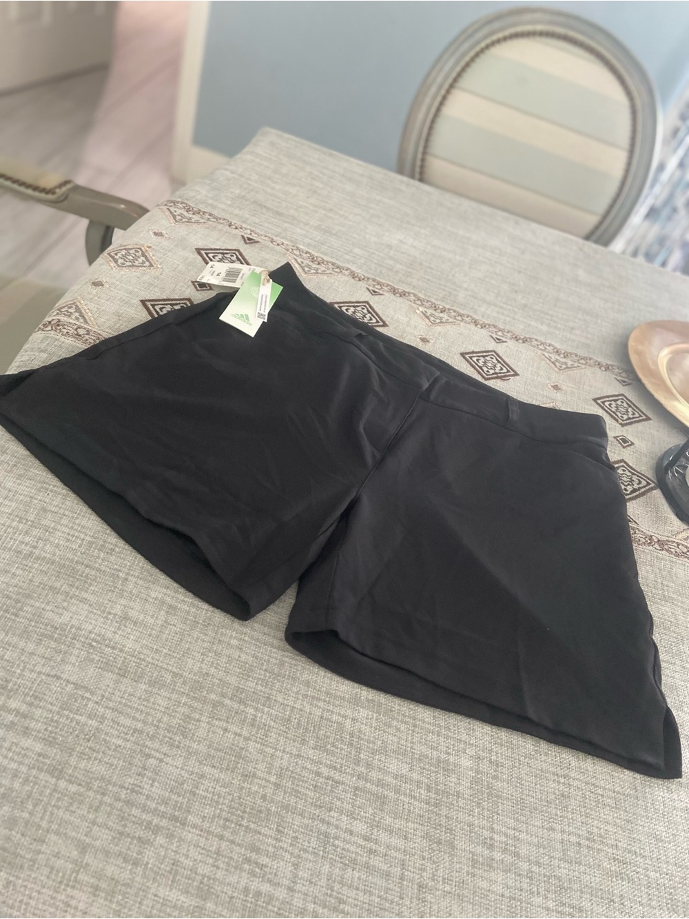 adidas Black Women's Athletic Shorts with Comfort Waistband